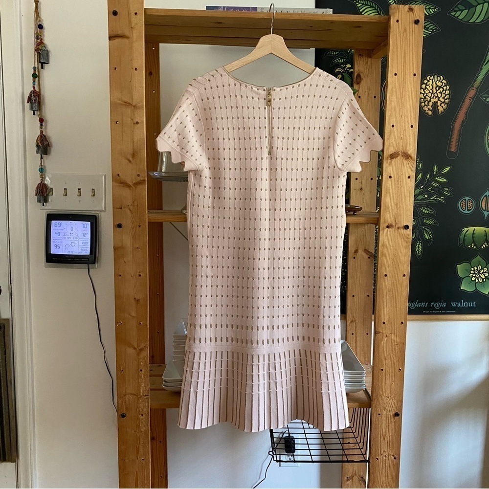 Ted Baker London Pastel Pink Gold Maciiey Knit Sweater Dress 6 - Picture 5 of 16